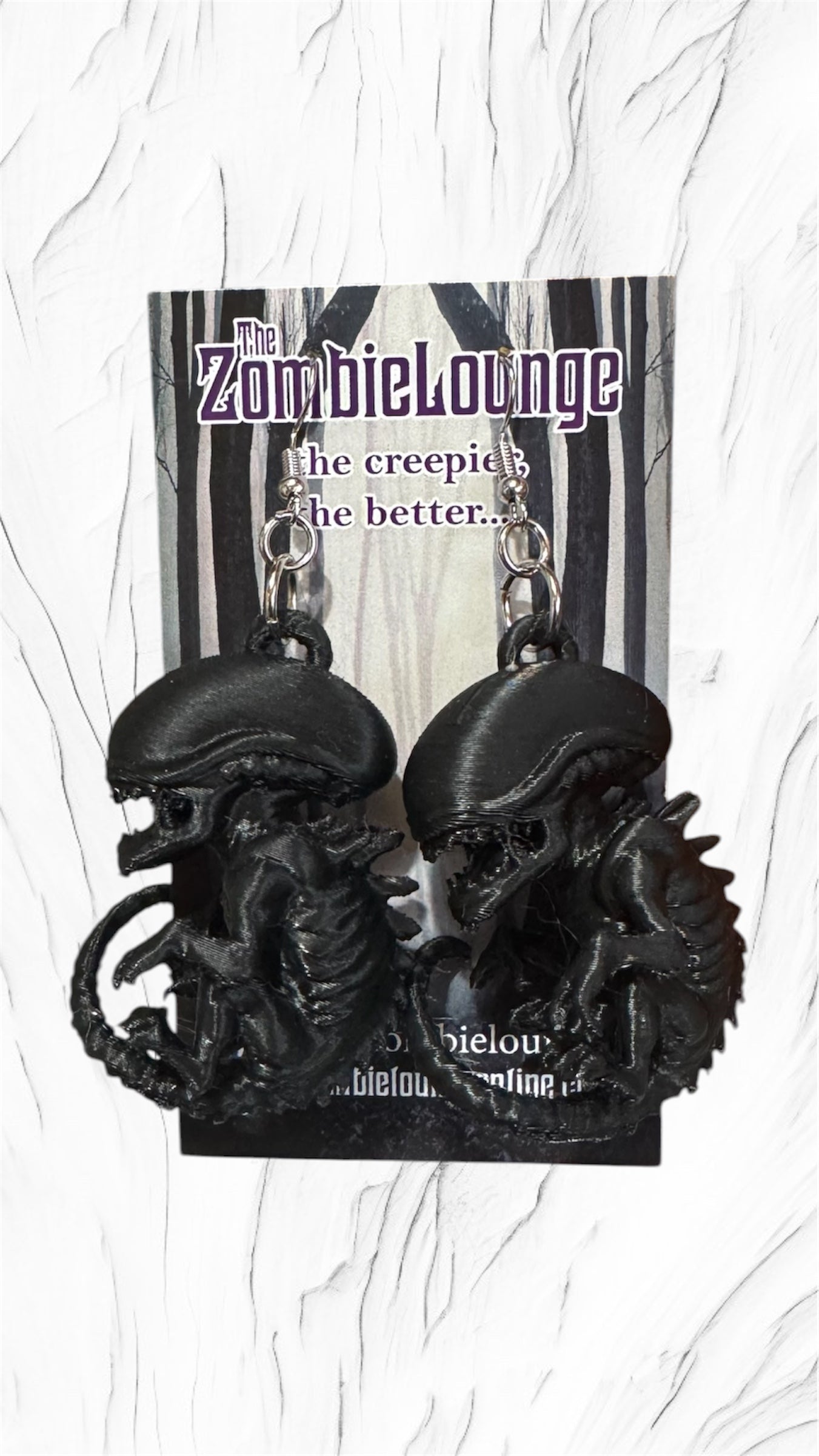 Xenomorph Alien Earrings