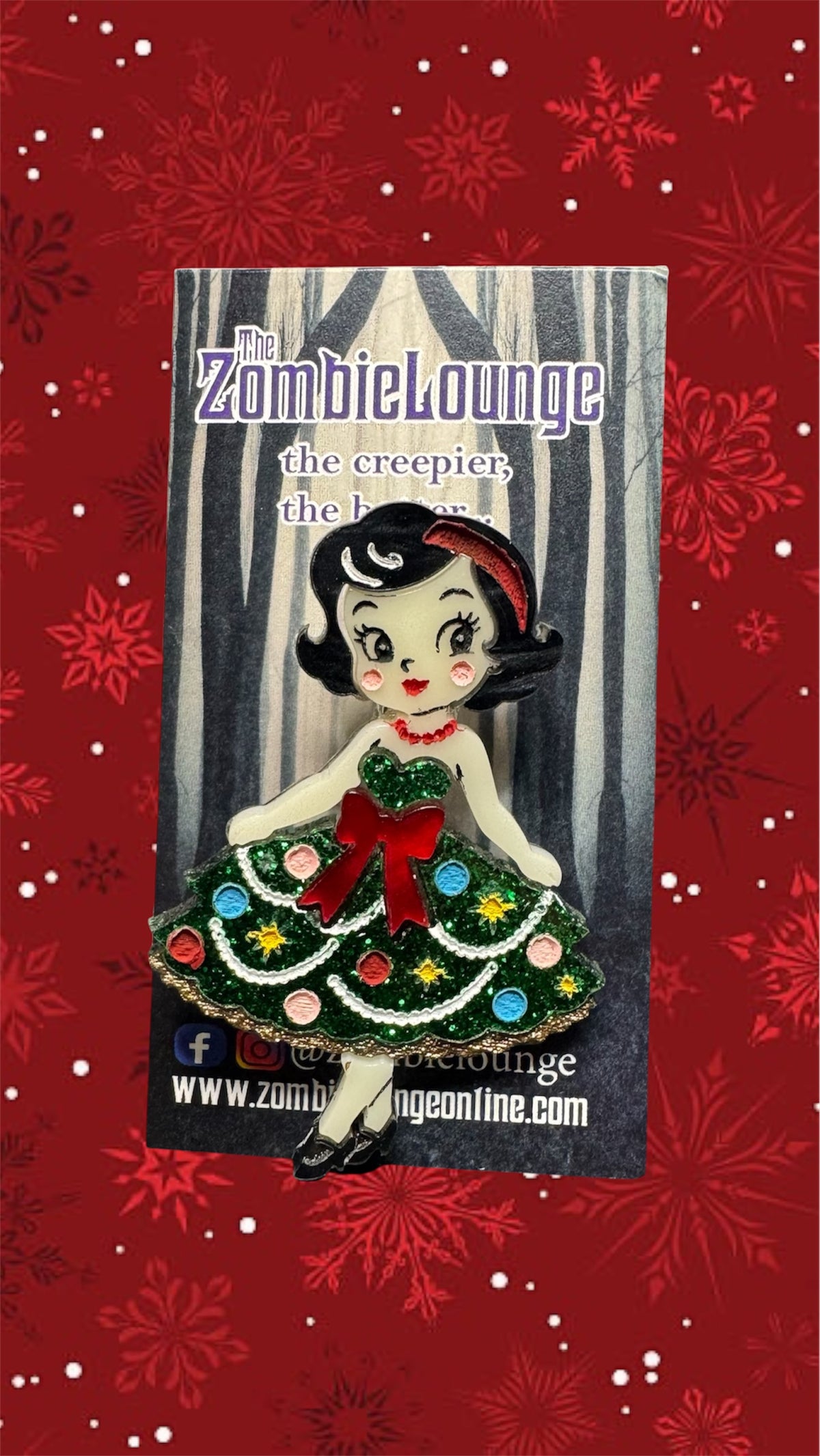 Vintage Christmas Girl