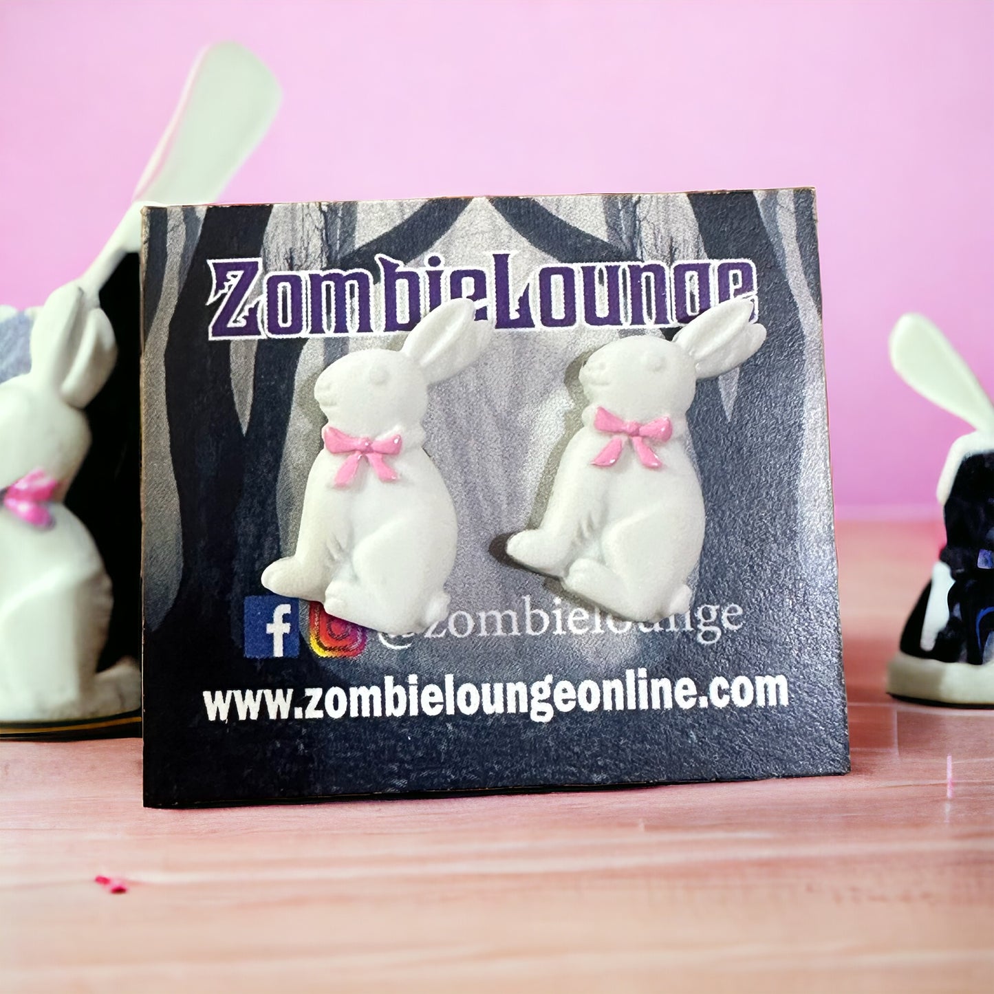 Chocolate Easter Bunny Earrings