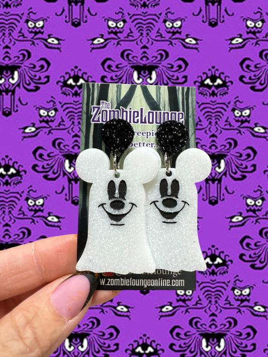 Ghost Mouse Earrings