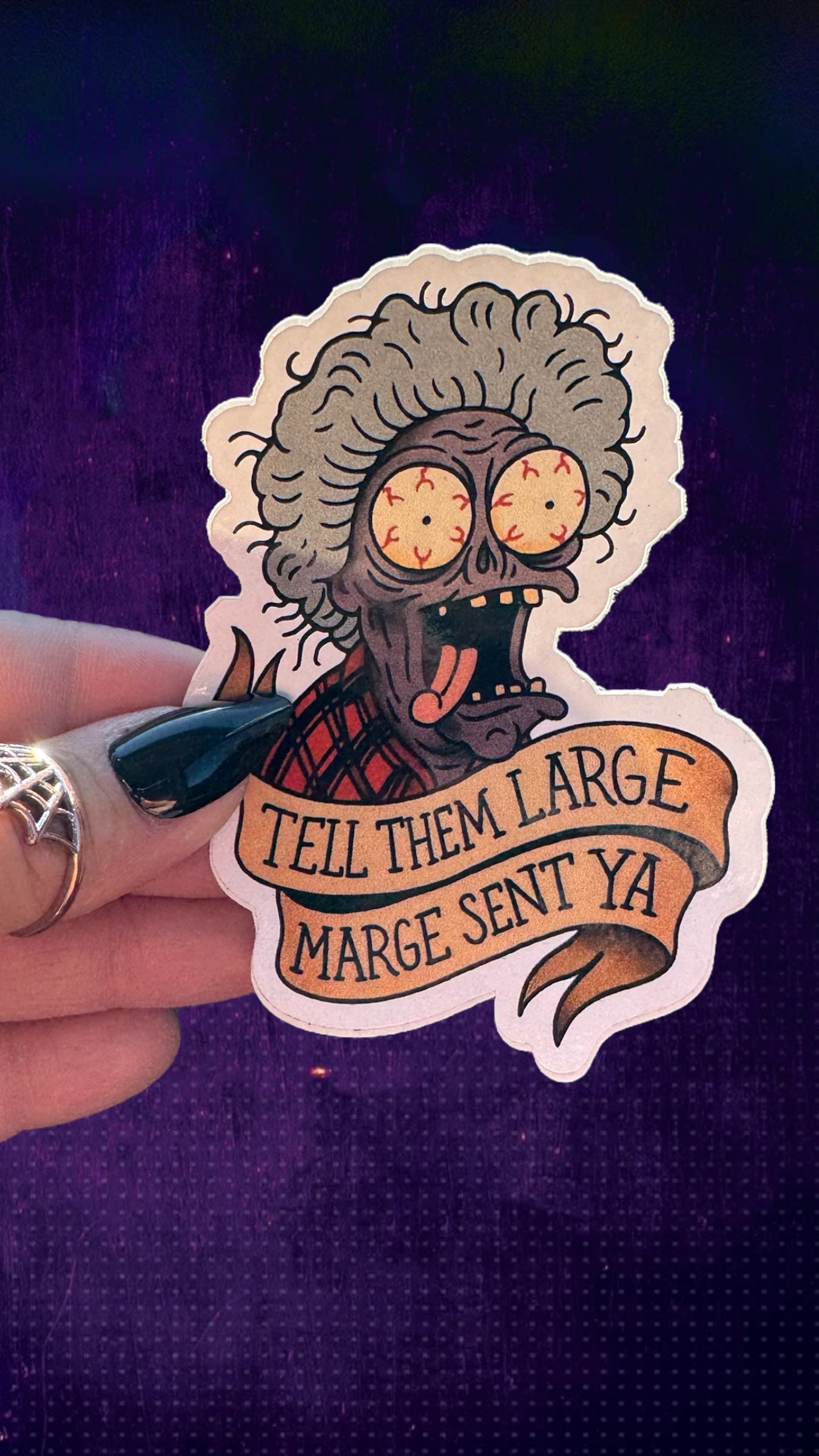 Marge Tattoo Sticker