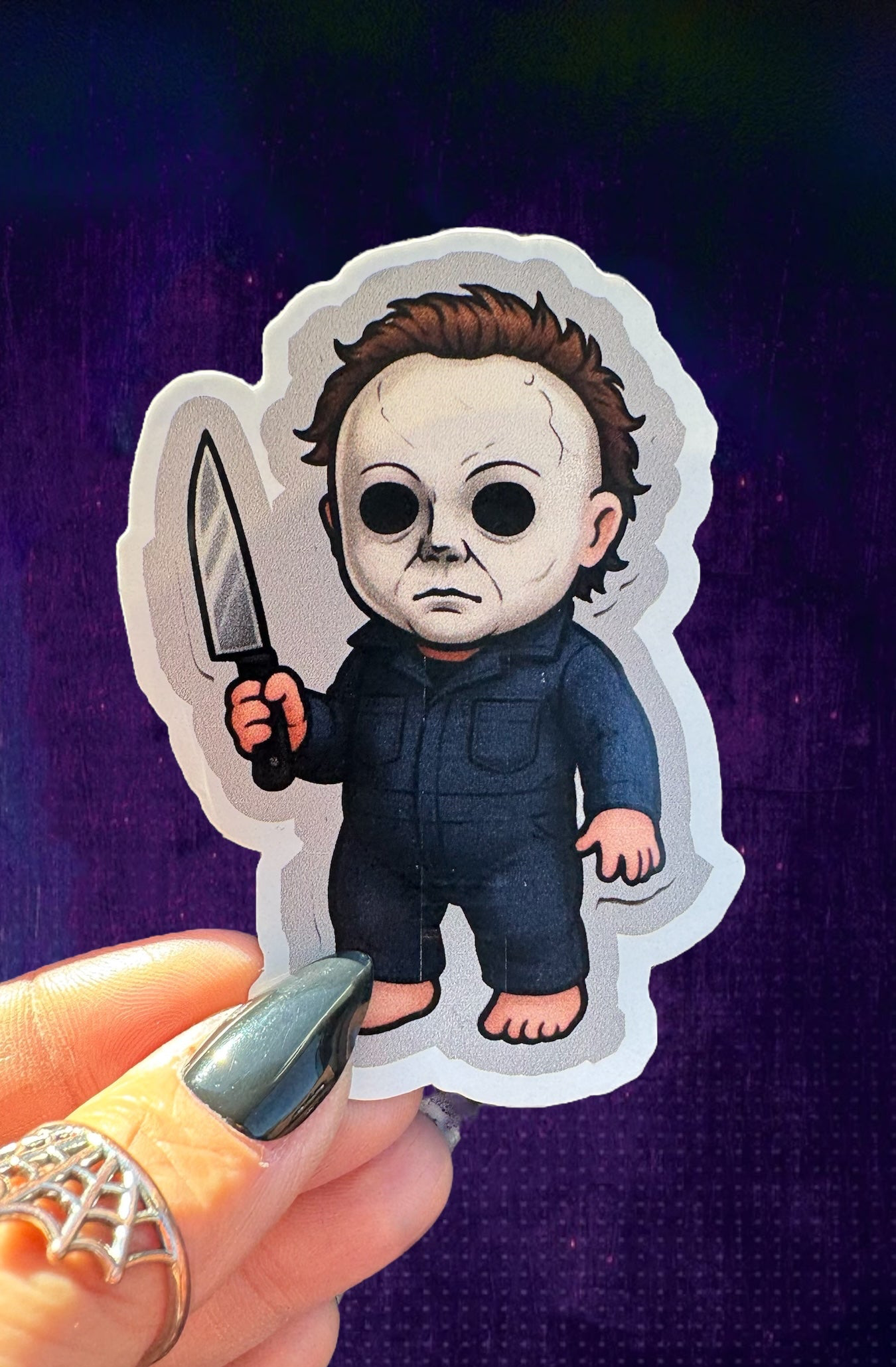 Michael Spooky Kid Sticker