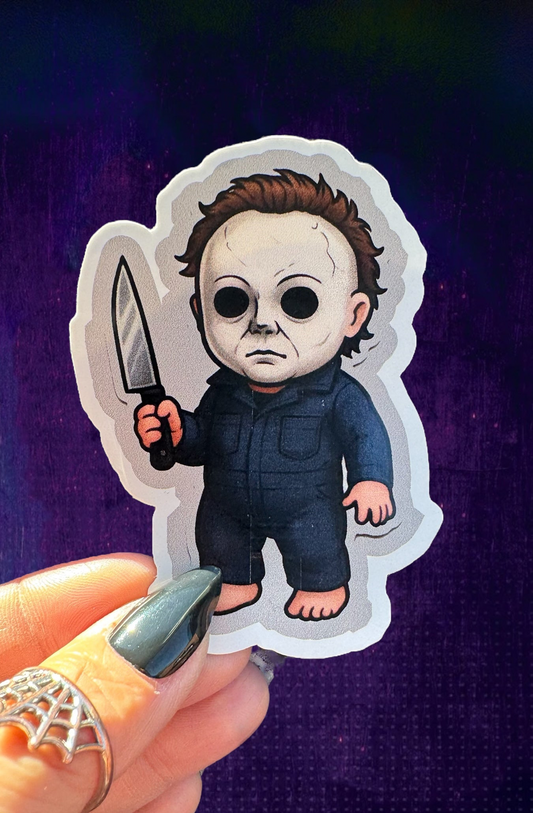 Michael Spooky Kid Sticker