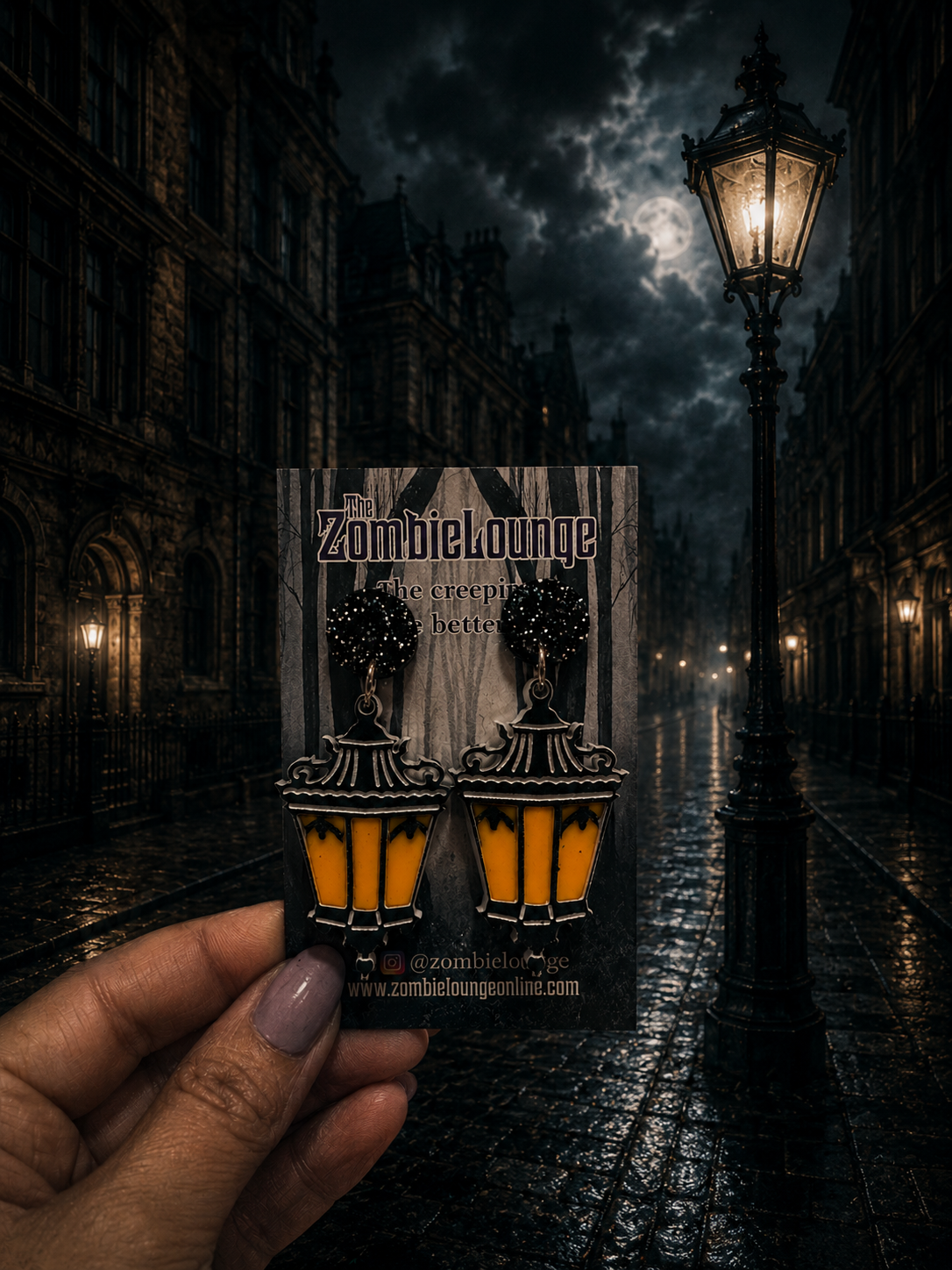 Gothic Lantern Earrings