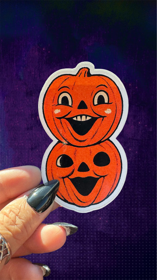 Vintage Halloween Buckets Sticker