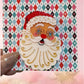 Starry Eyed Santa Brooch