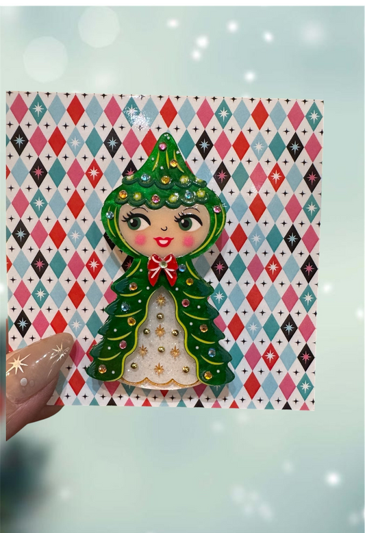 Holly Howard Tree Girl Brooch