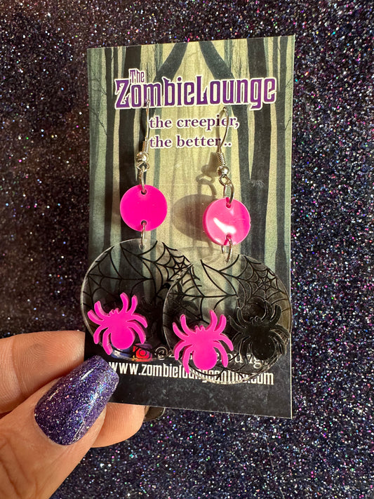 Web Spider Earrings