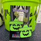 Retro Halloween Bucket Earrings