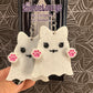 Ghost Kitty Earrings