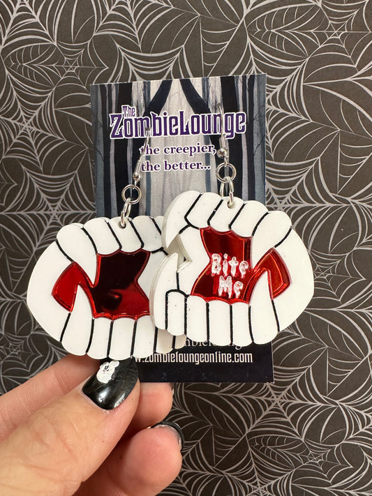 Bite Me Fangs Earrings