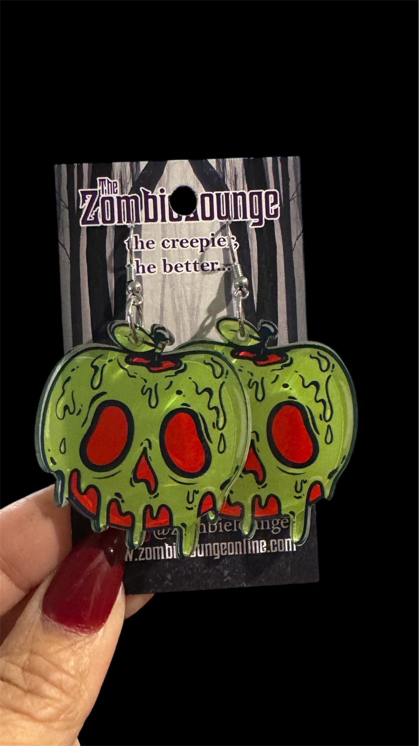 Villains Apple Earrings