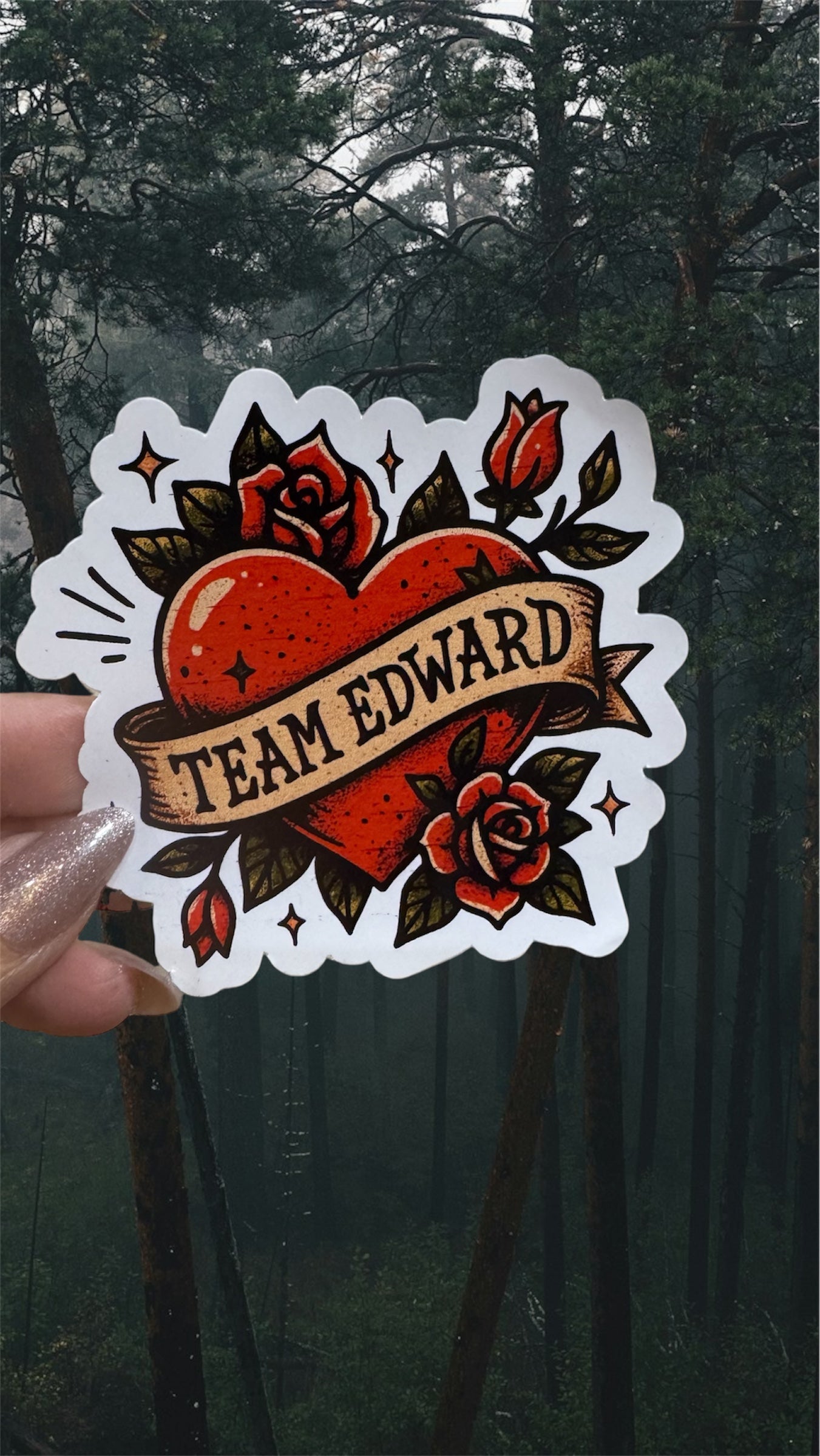Team Edward Sticker