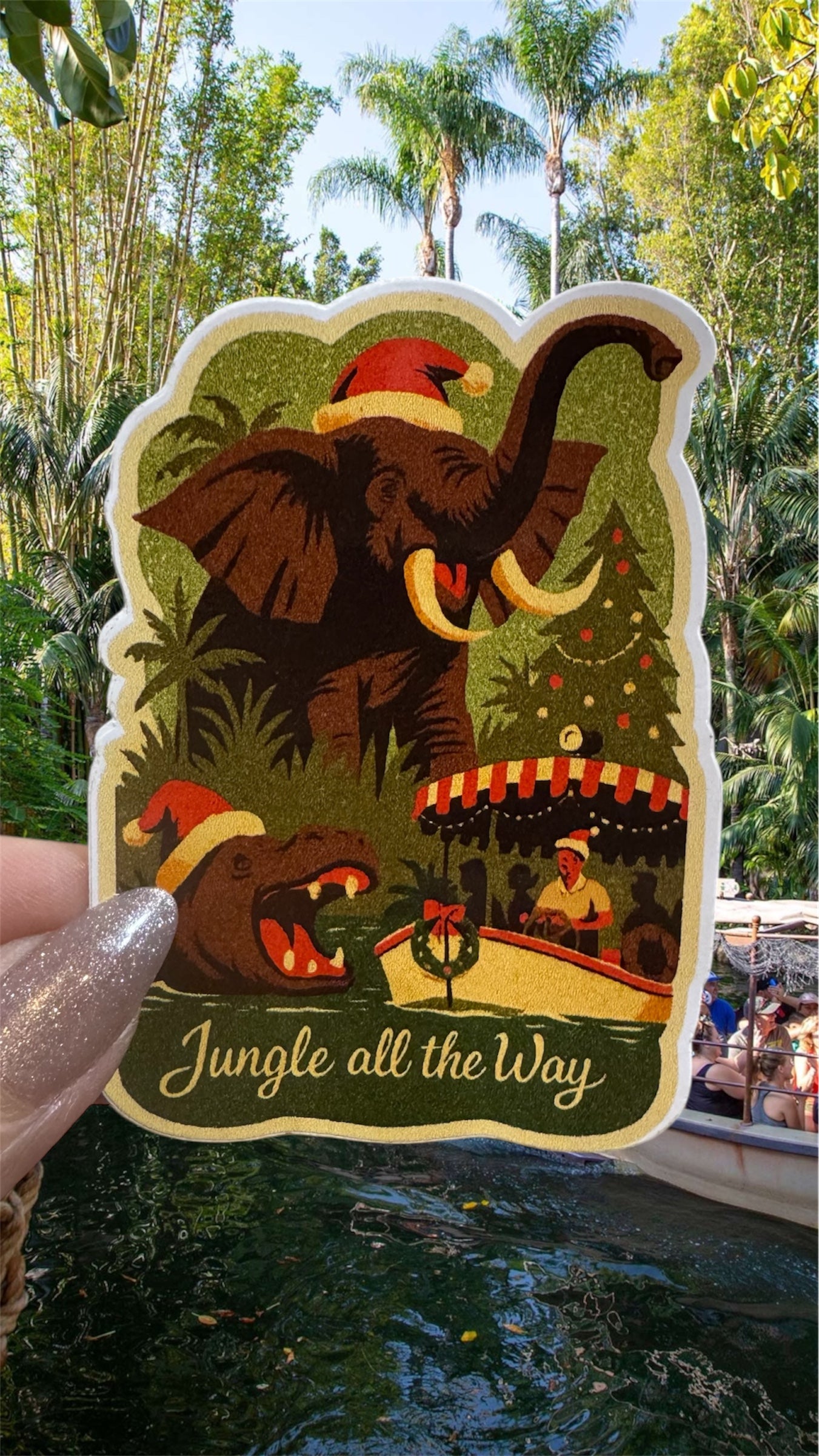Jungle all the way sticker