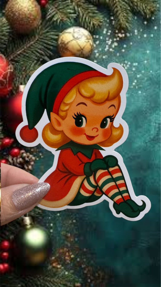 Elf Girl Sticker