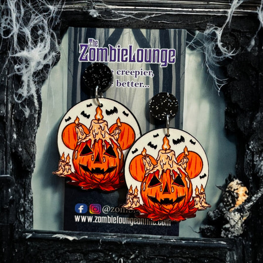 Spooky Pumpkin Earrings