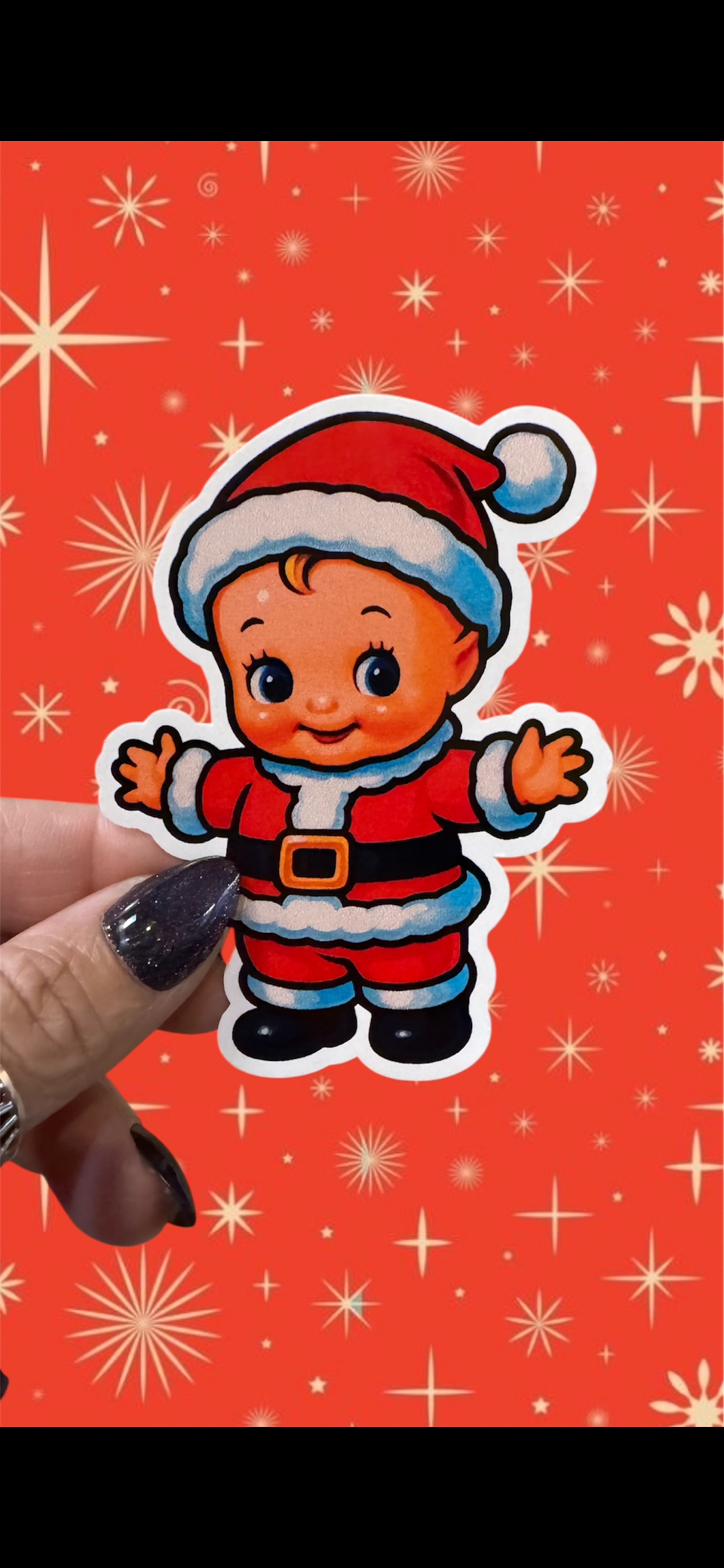 Santa Cutie Sticker