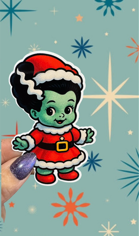 Christmas Bride Sticker