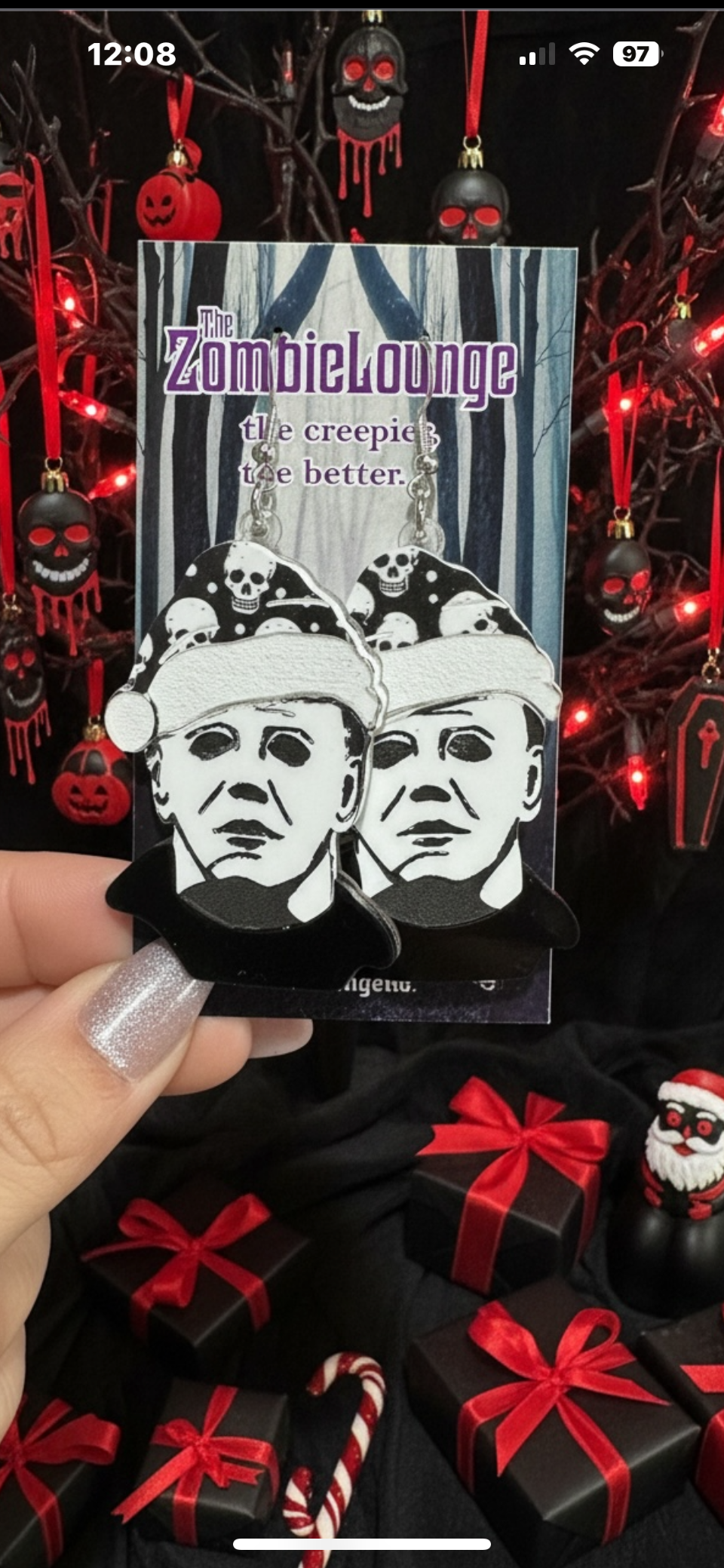 Santa Michael Earrings