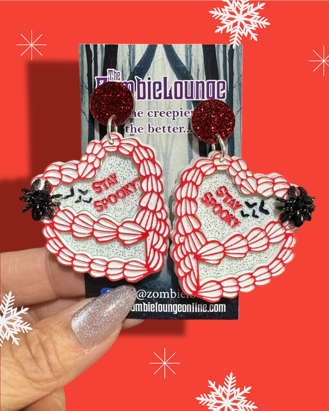 Stay Spooky Cake Earrings