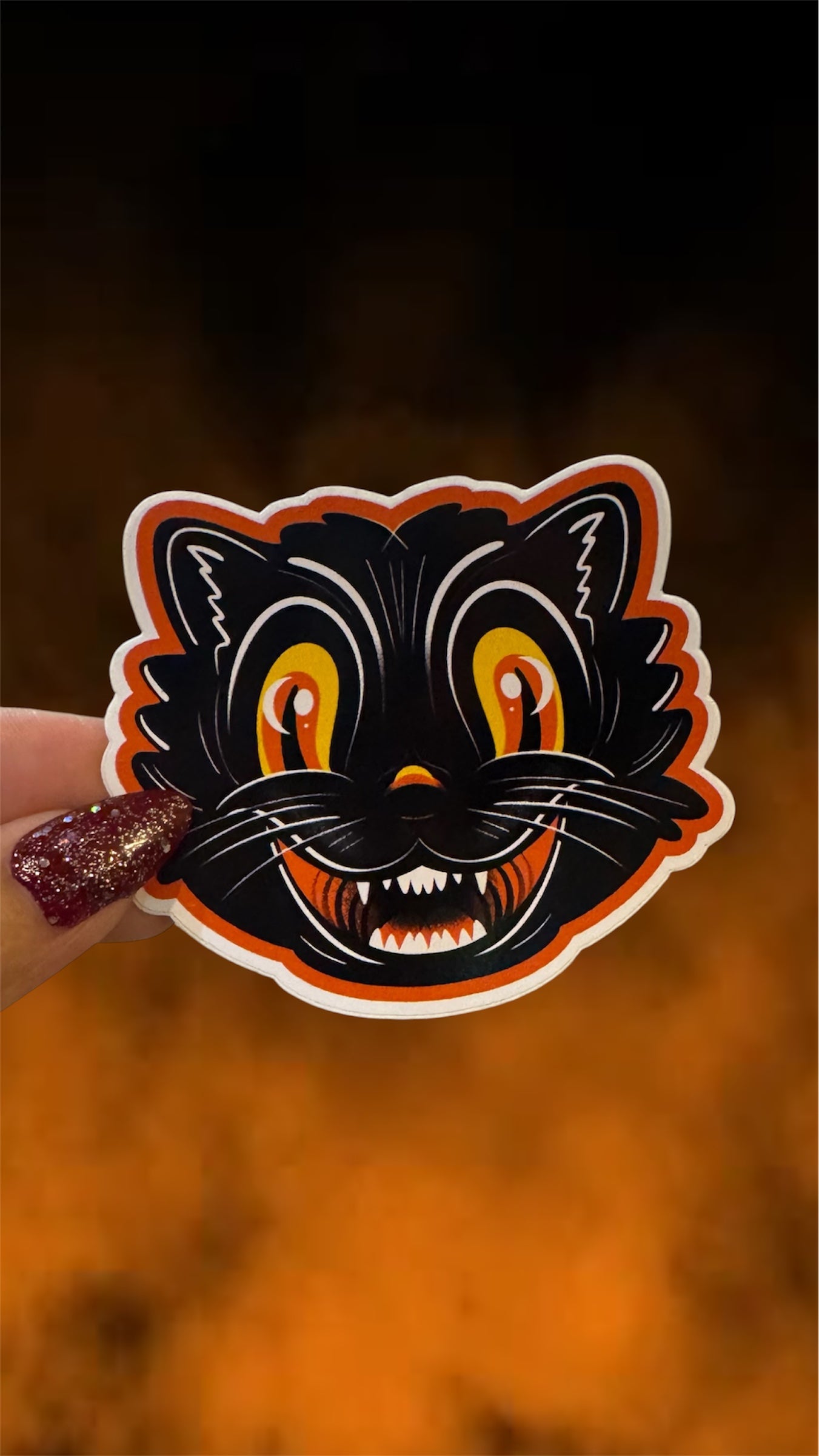 Scaredy Cat Sticker