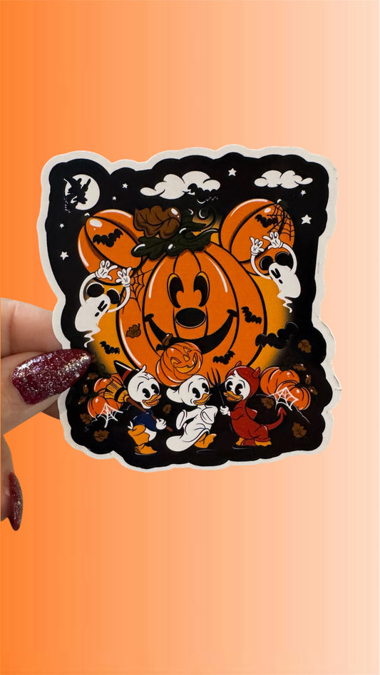 Trick or Treat on Main Street Sticker