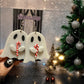 Candy Cane Ghost Earrings