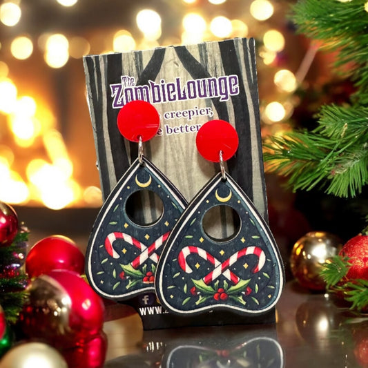 Christmas Ouija Planchette Earrings