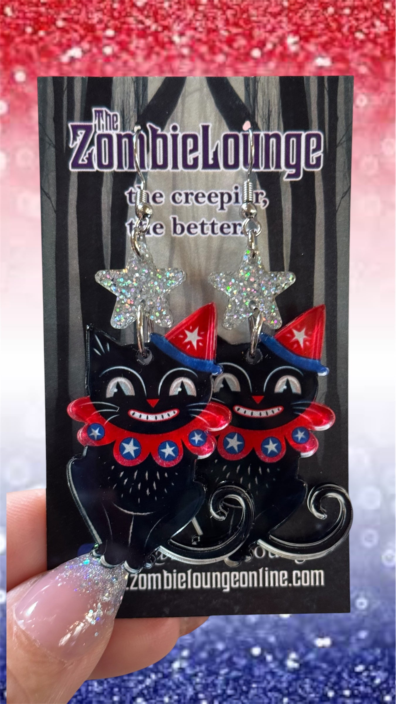 Johanna Parker Design Spooky Americana Earrings