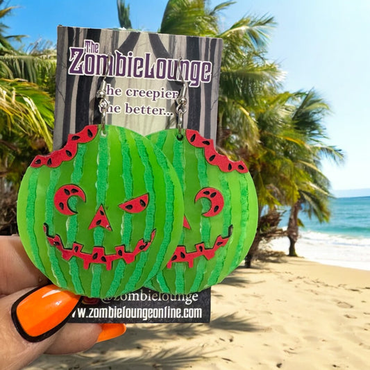 Spooky Watermelon Earrings