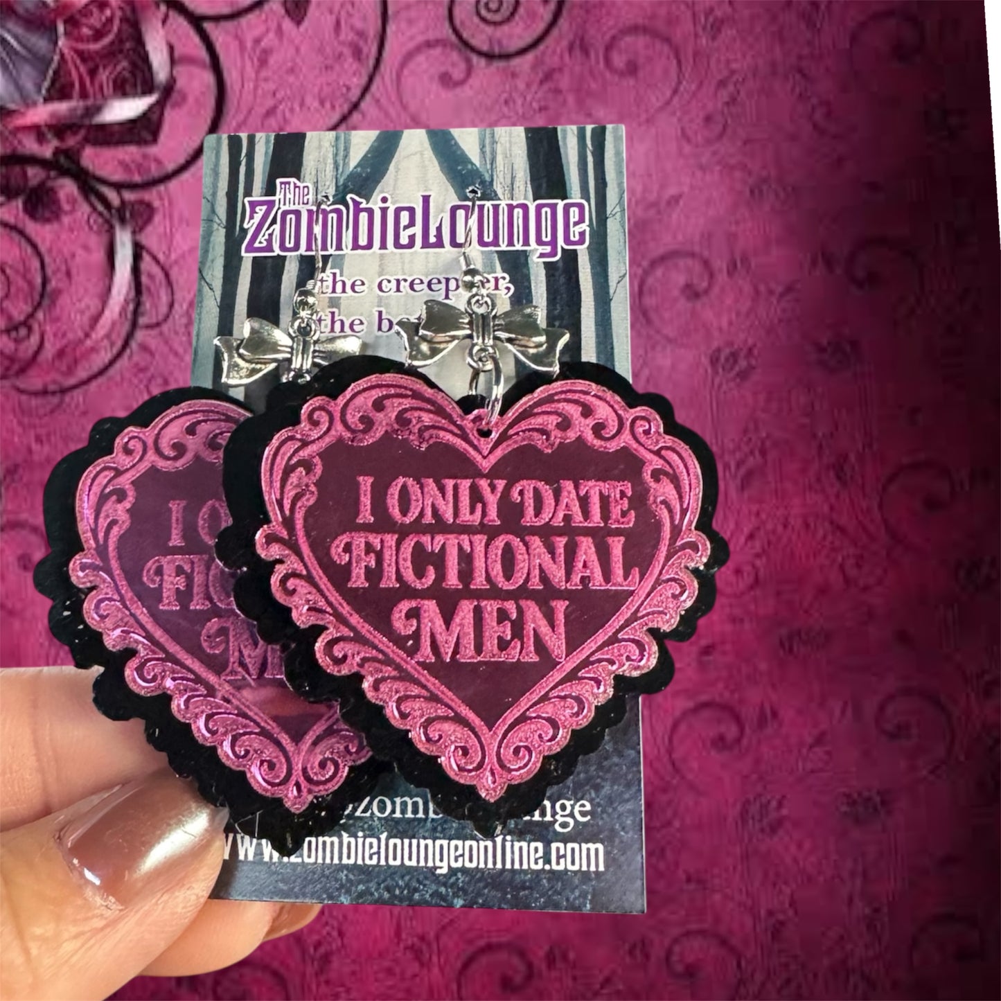 I Only Date Fictional Men Earrings