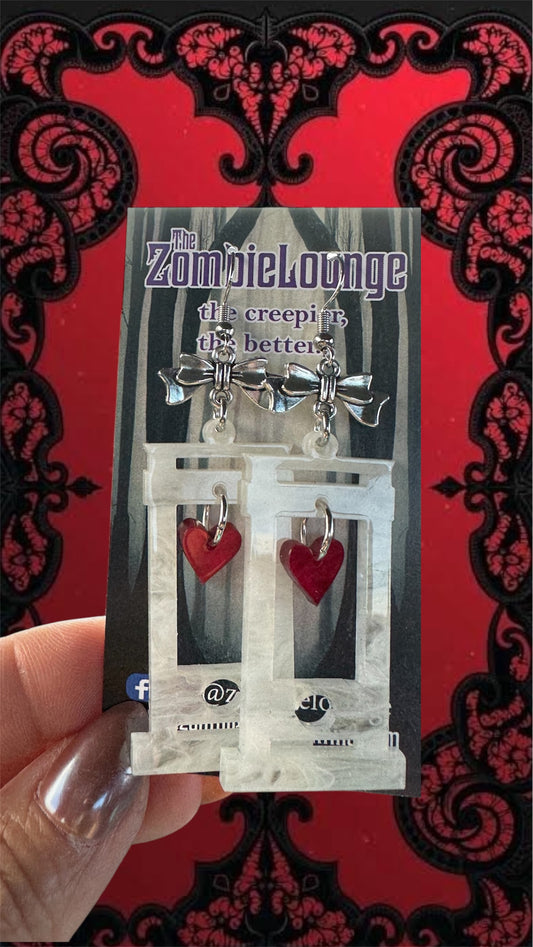 Valentines Guillotine Earrings