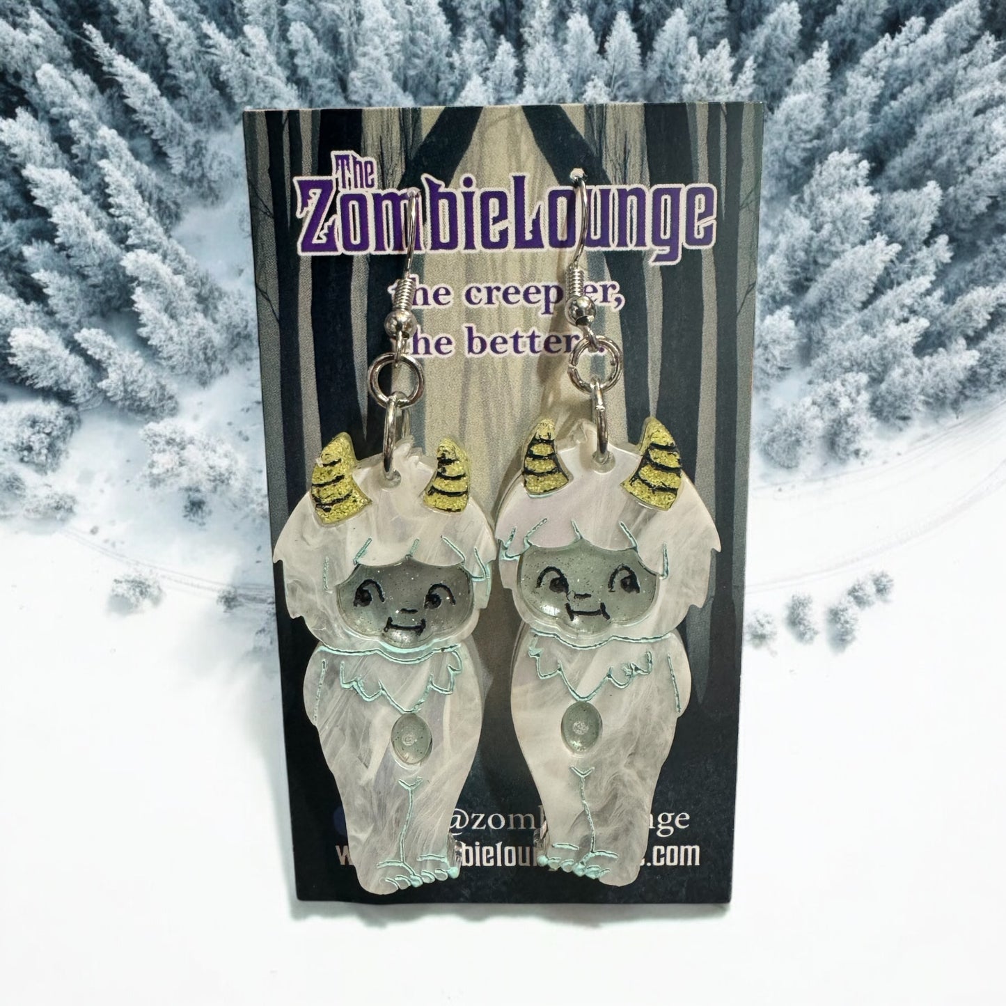 Kewpie Yeti Earrings