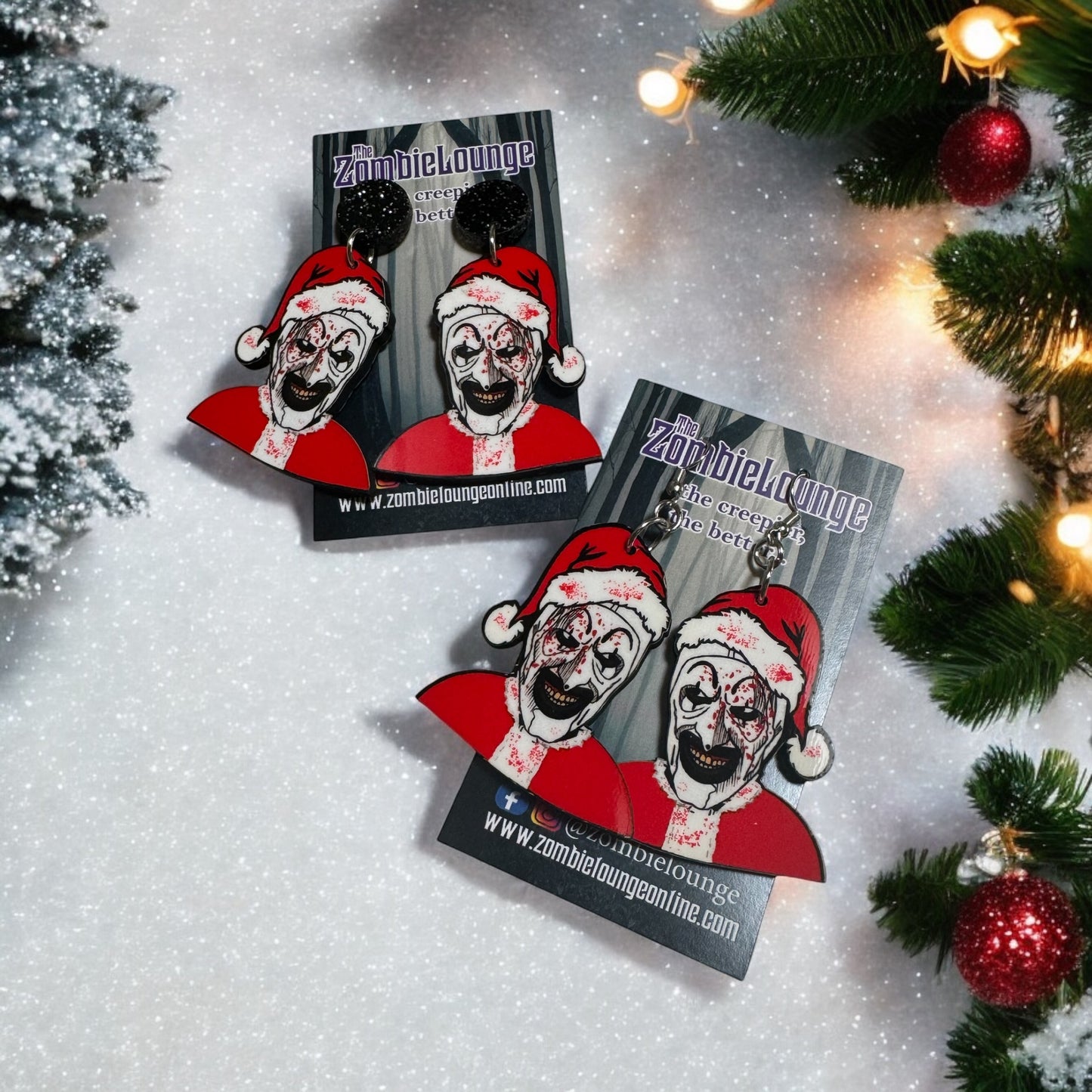 Santa Clown Earrings