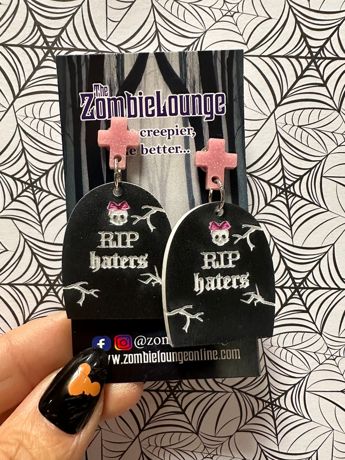 RIP Haters Earrings