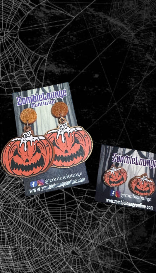 Forever Halloween Pumpkin Earrings