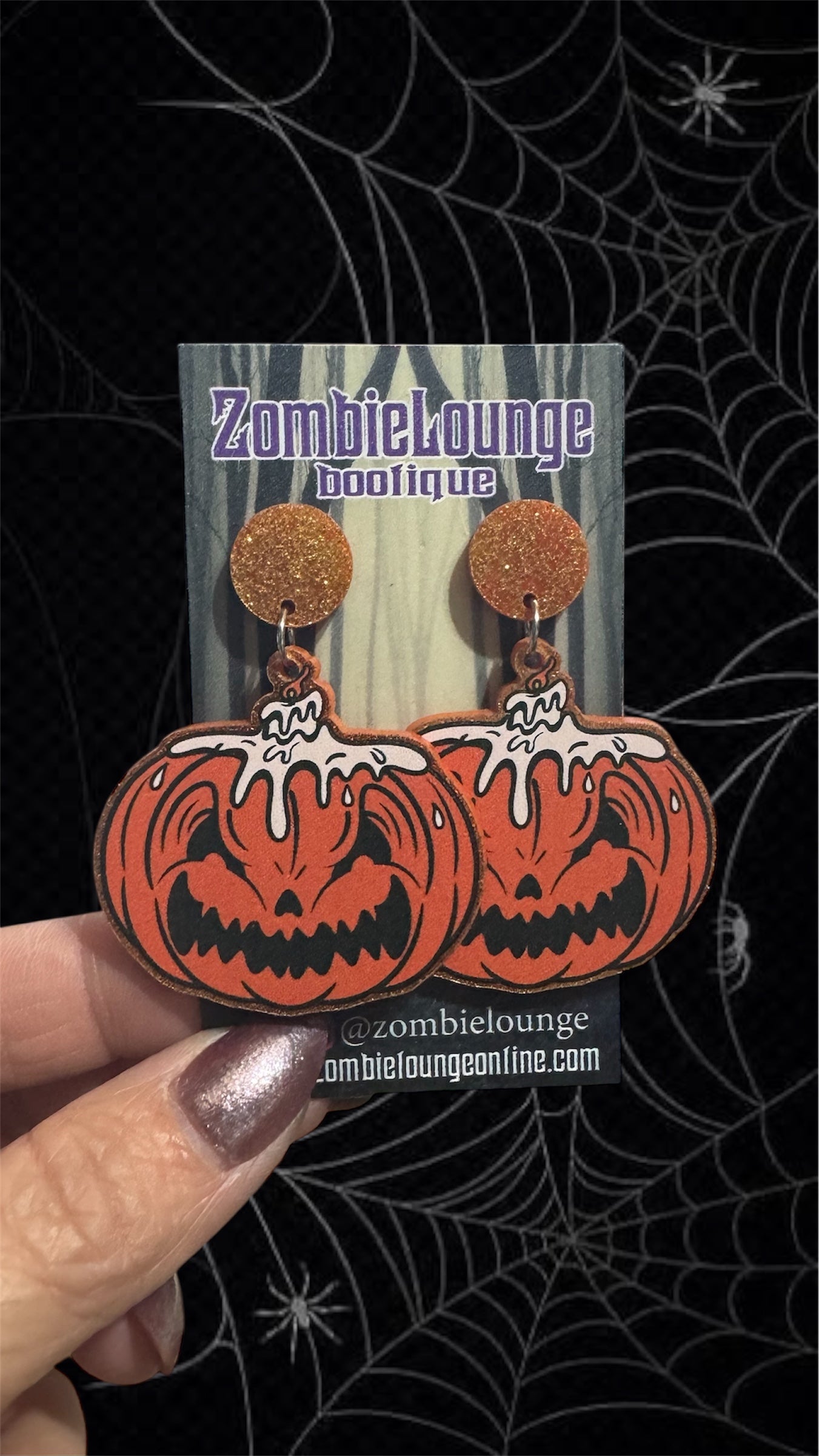 Forever Halloween Pumpkin Earrings