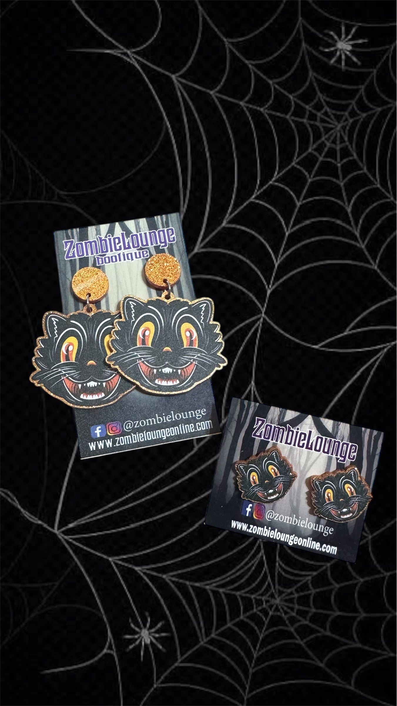 Scaredy Cat Earrings