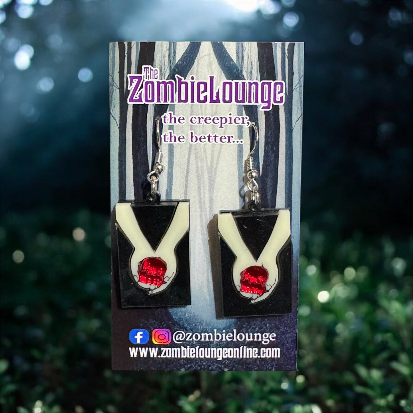 Twilight Book Earrings