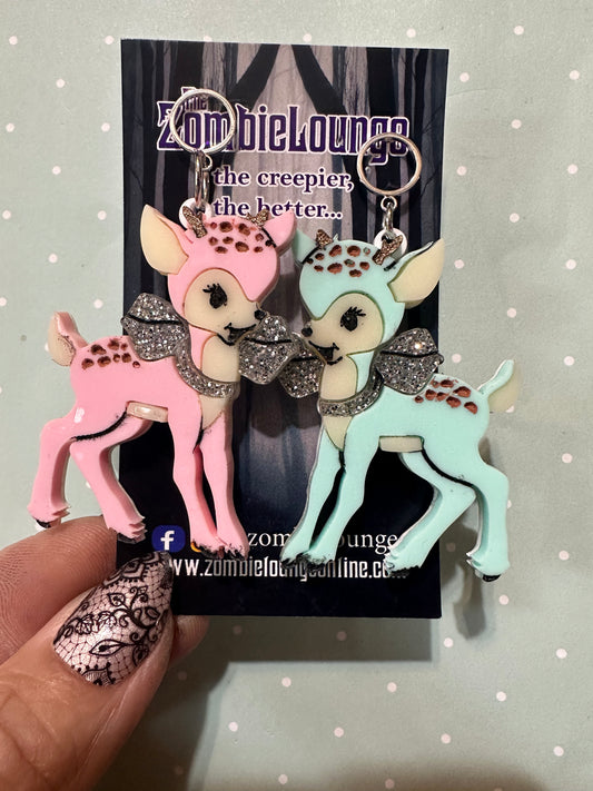 Pastel Deer Earrings