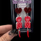 Retro Cat Clock Earrings