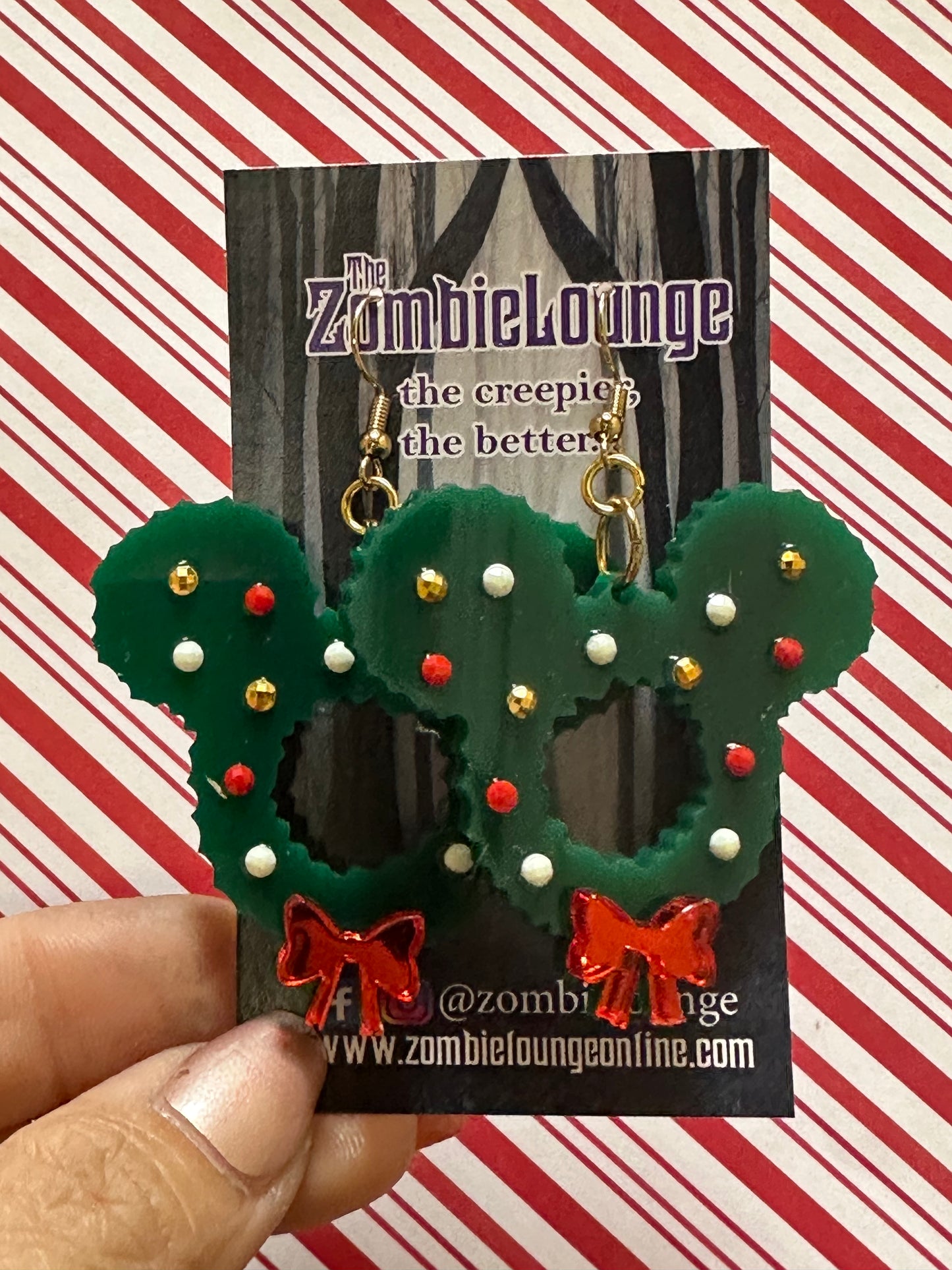 Mouse Wreath Earrings