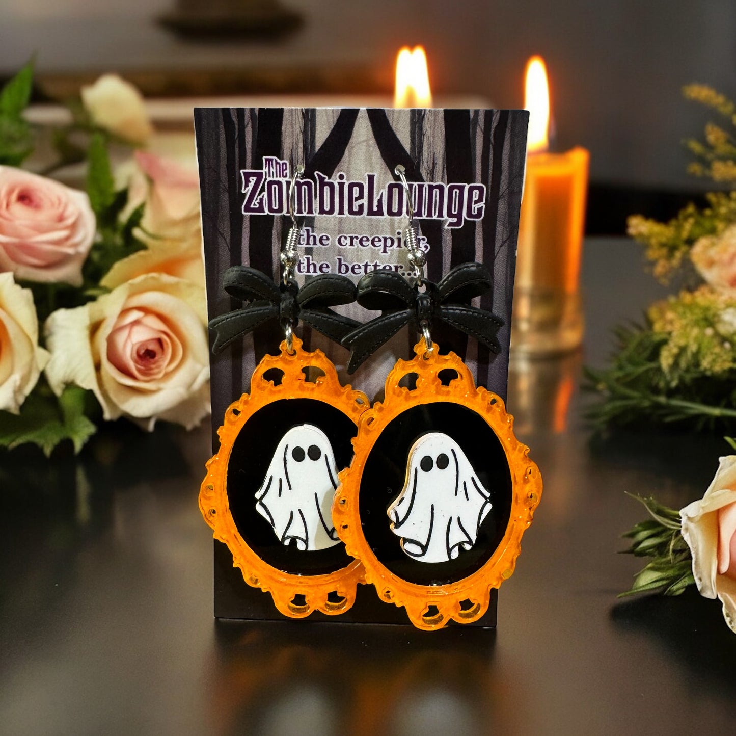 Ghost Frame Earrings