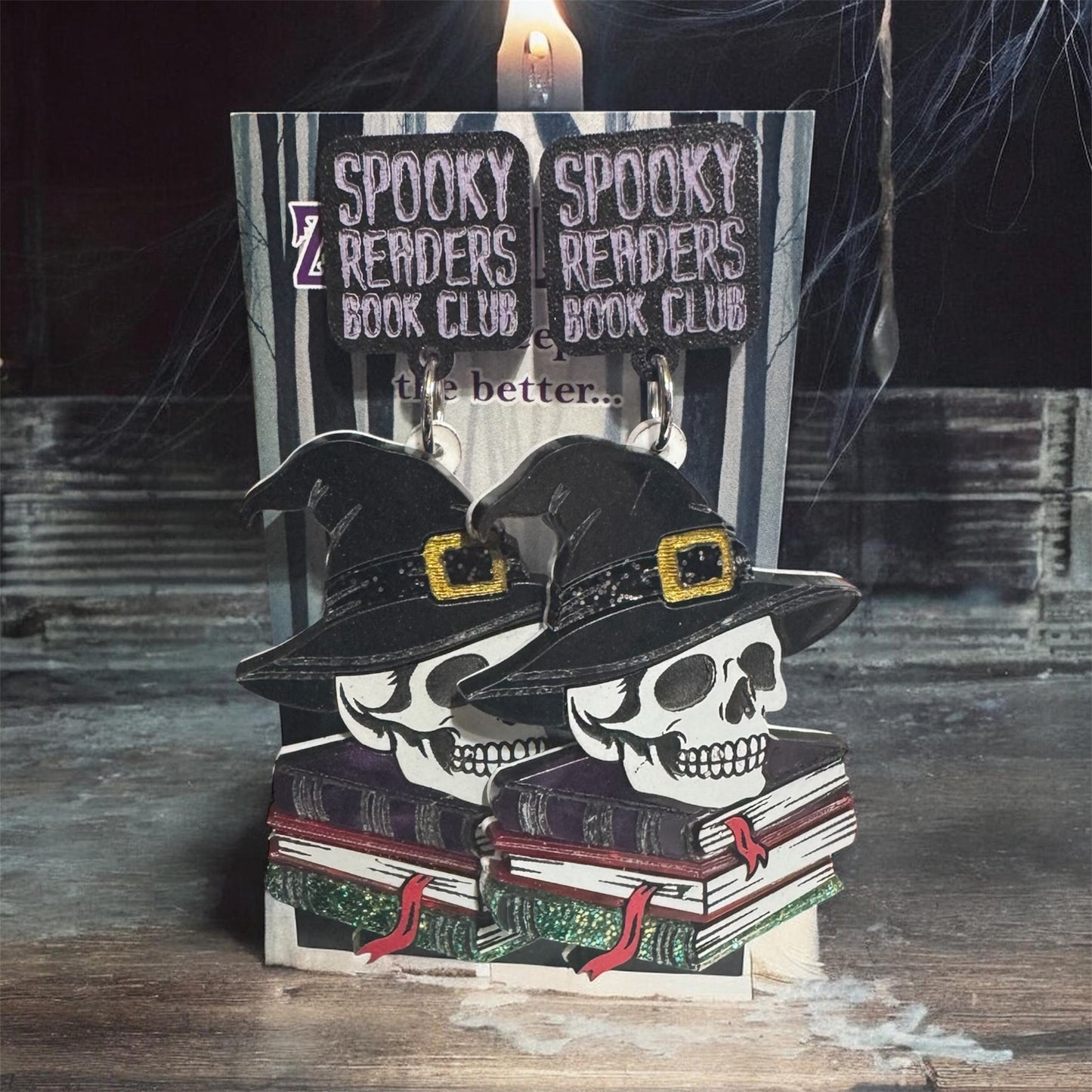 Spooky Book Club Earrings