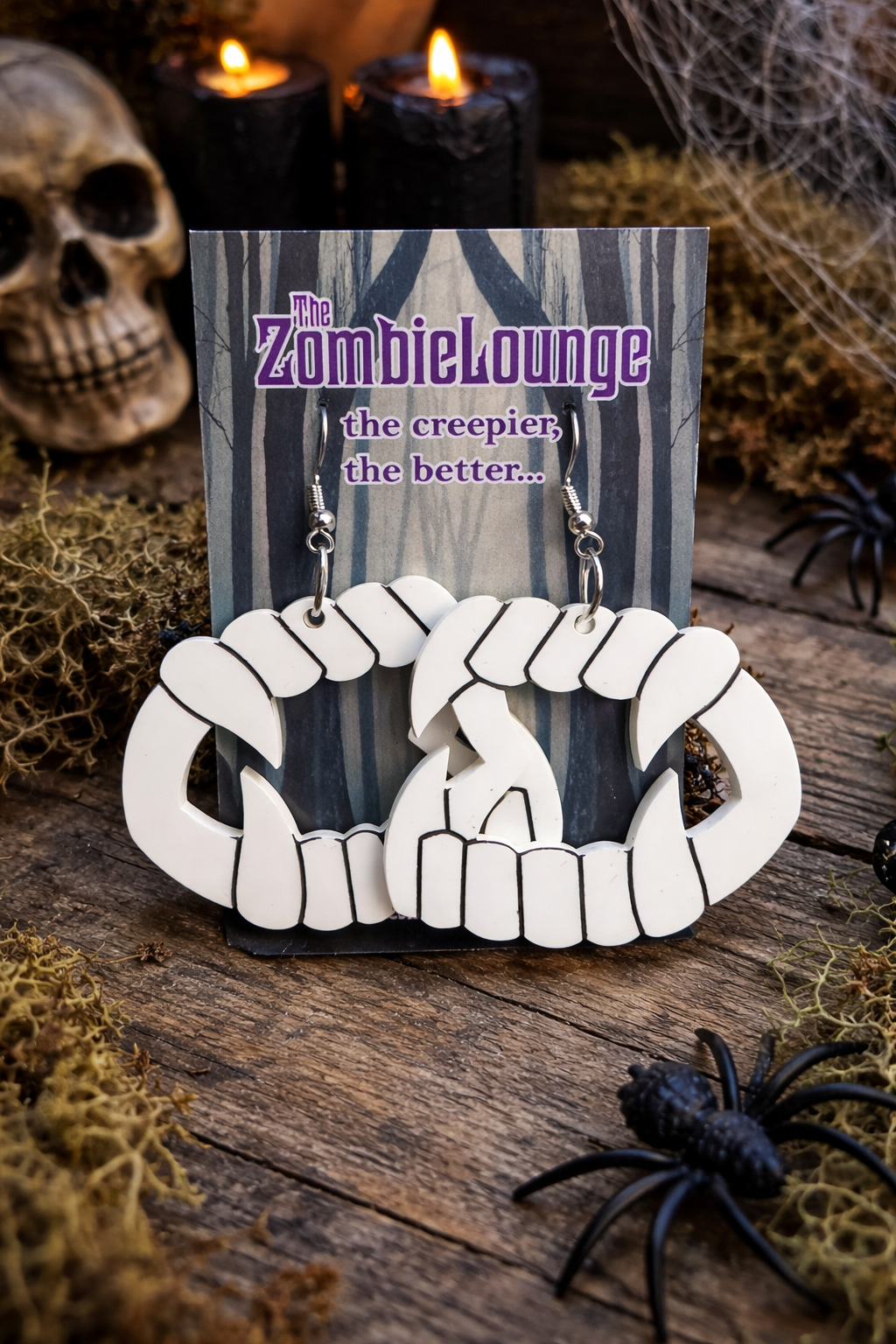 Vampire Fangs Earrings