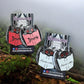 Mothman Books Earrings