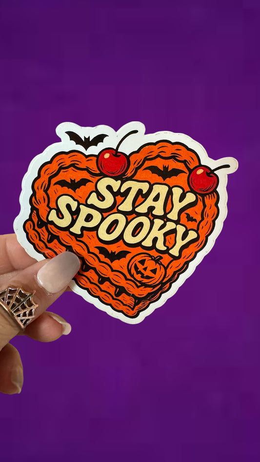 Stay Spooky Cake Sticker