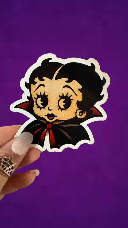Drac Betty Sticker