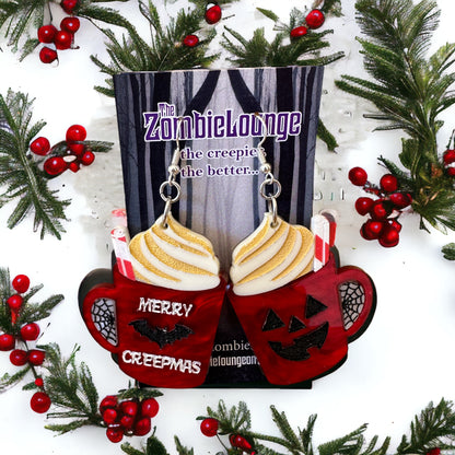 Creepmas Mug Earrings