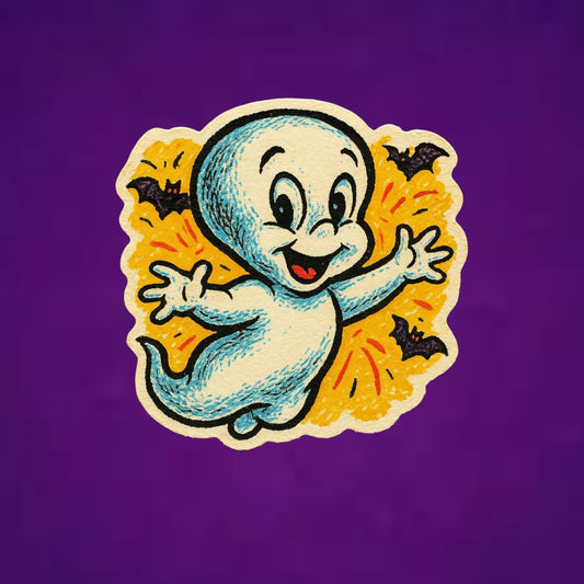 Friendly Ghost Sticker